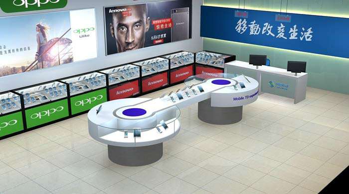 郑州商场手机店装修设计案例
