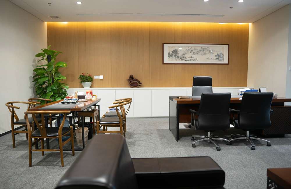 郑东新区教育公司办公室装修设计案例