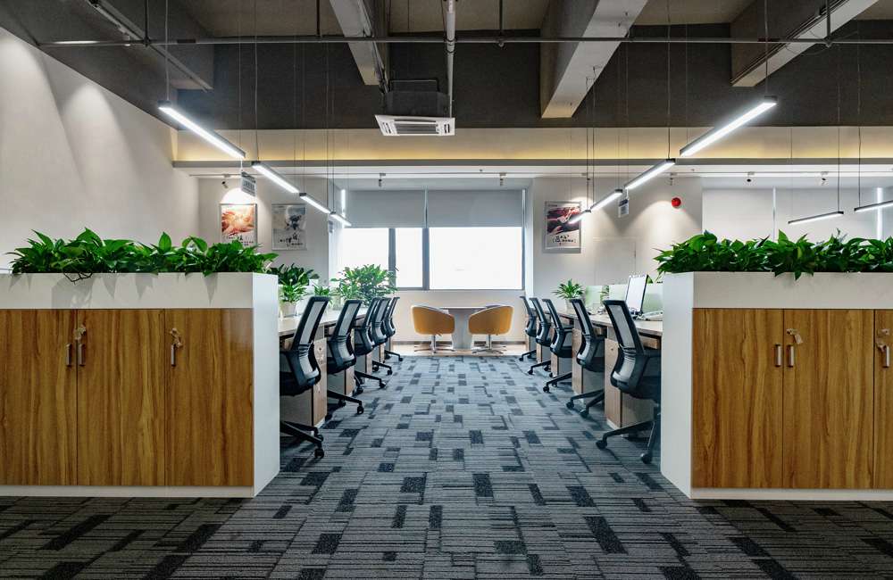 郑东新区教育公司办公室装修设计案例