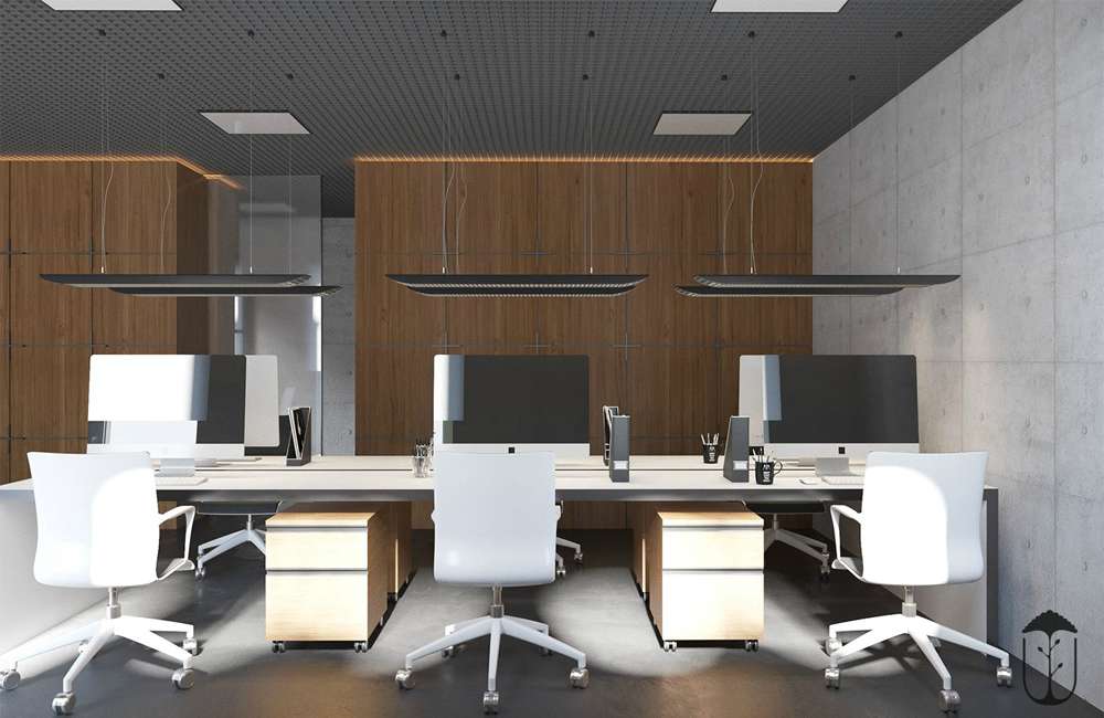 惠济区贸易公司办公室装修设计效果图