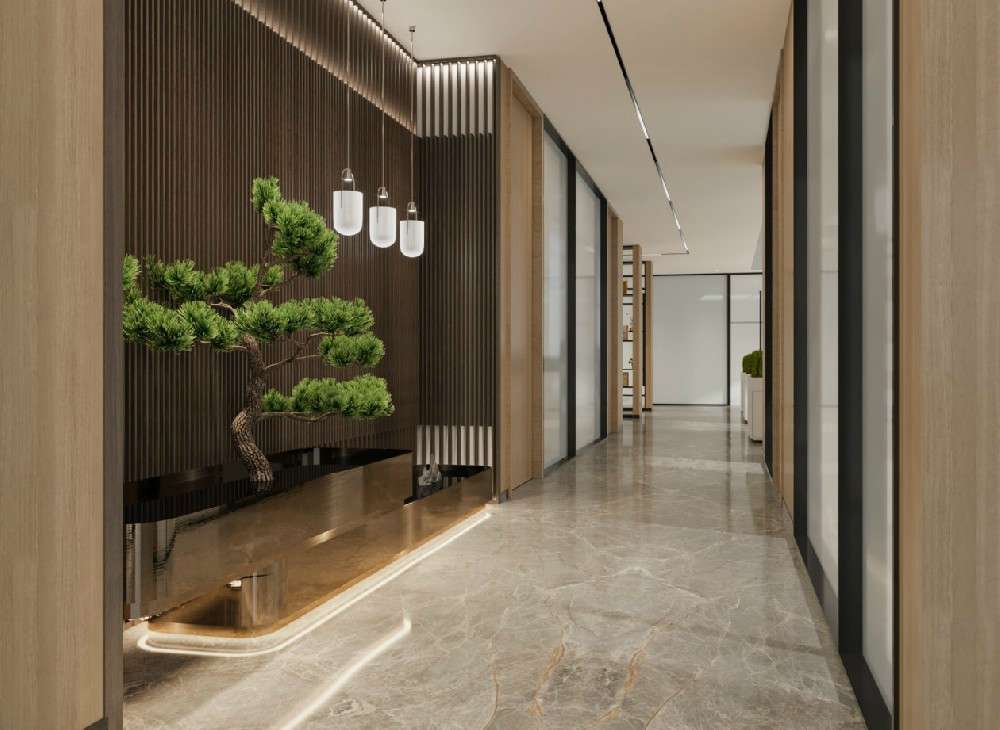 郑州办公室装修的秩序感和明快感