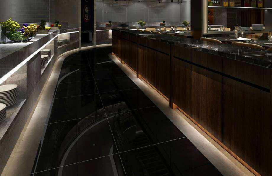 480平米法式自助餐厅装修设计效果图