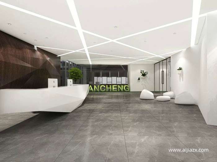 1500平米金融公司办公室装修设计效果图
