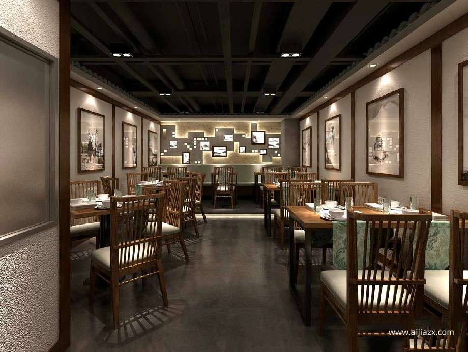 650平米中式餐厅装修效果图