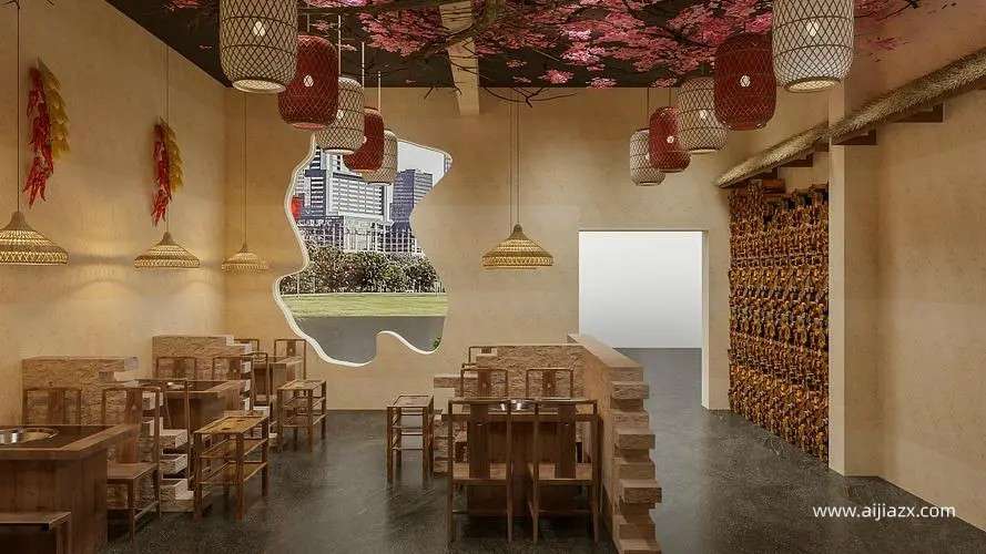 郑州地锅鸡店装修设计，打造店铺的特色和品牌价值