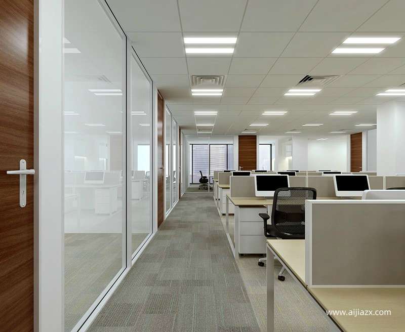 800平米公司办公室设计效果图