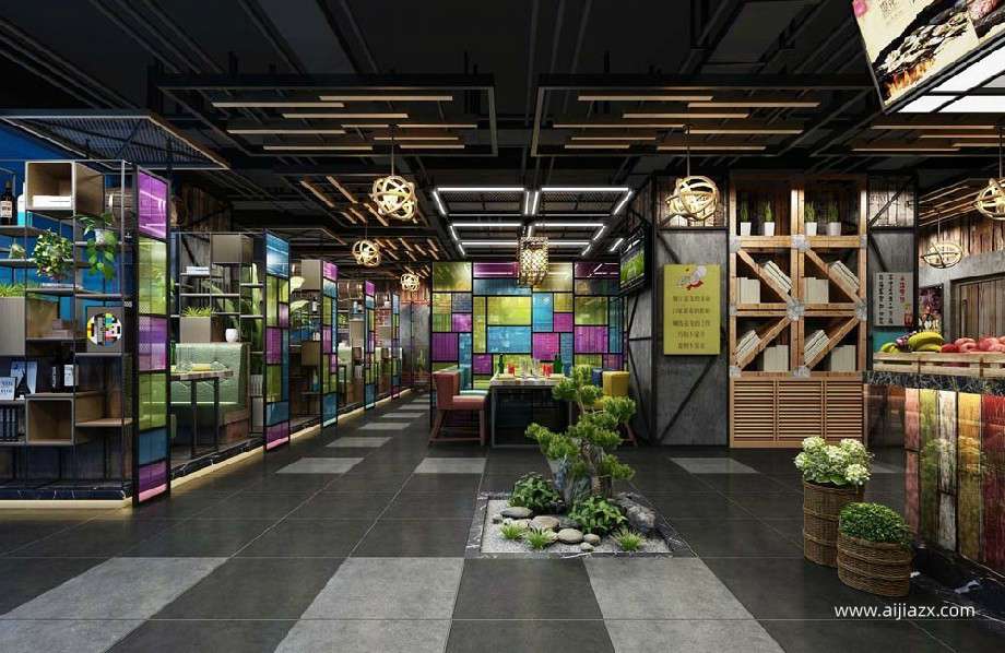 郑州快餐厅设计,中式快餐厅装修设计
