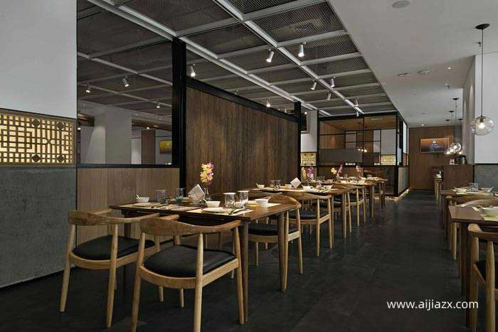 郑州专业连锁餐饮店设计，餐饮店风格布局色彩灯光设计