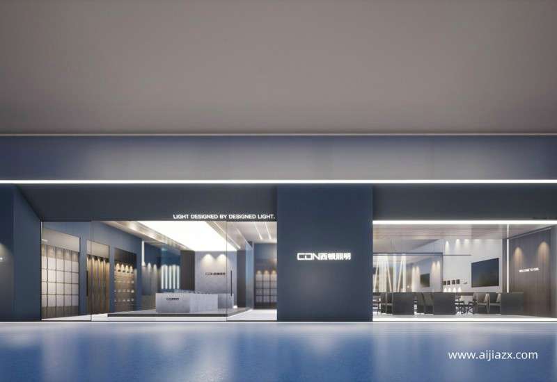 350平米企业展厅设计效果图