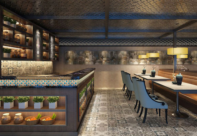 600平中餐厅装修设计效果图
