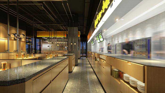280m²郑州牛排餐厅设计效果图