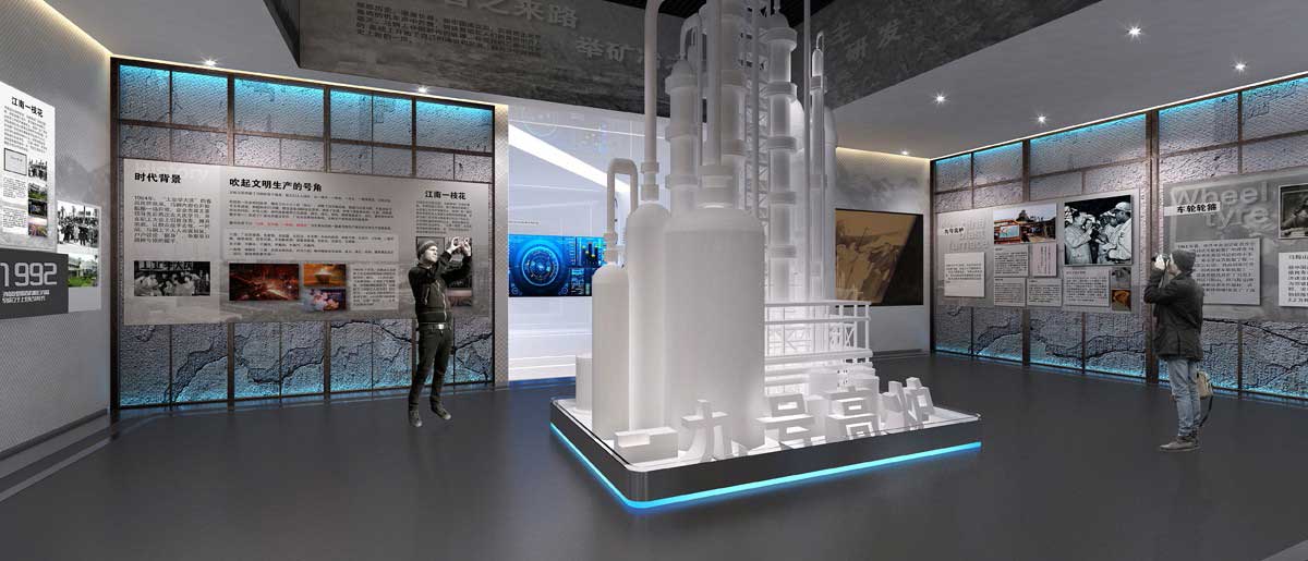 850平方科技型主题展厅展馆设计
