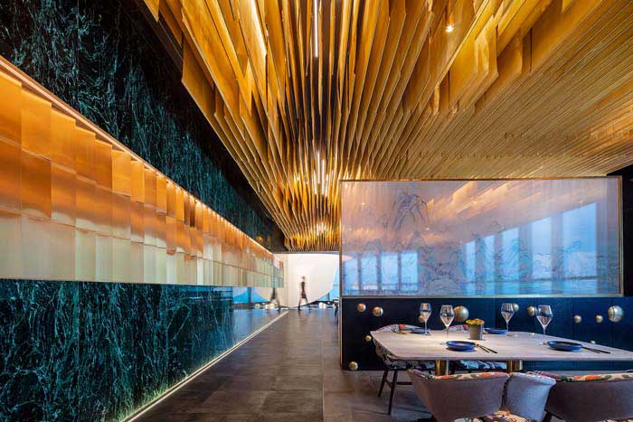 1200m²郑州西餐厅设计装修效果图