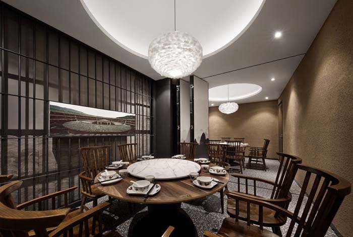 中牟340平米中餐厅设计效果图