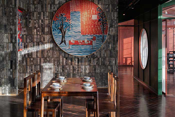 荥阳220平米中餐厅装修设计效果图