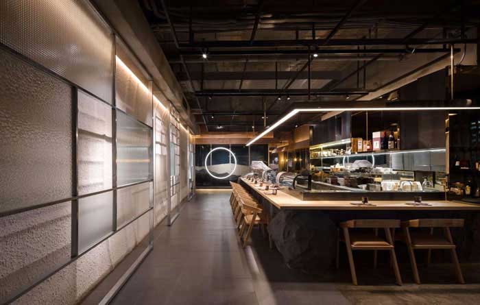 郑州日式料理店设计200平米装修效果图