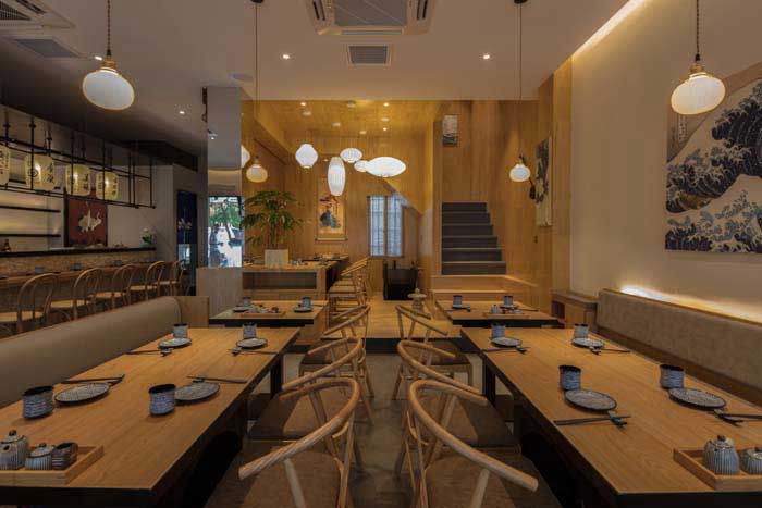 商丘日料餐厅设计200平米装修效果图