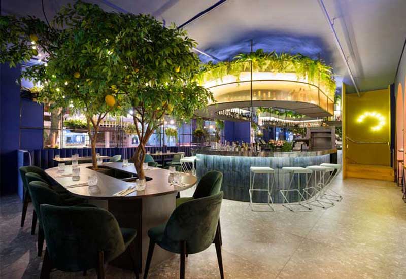 150m²郑州酒吧+餐厅设计效果图