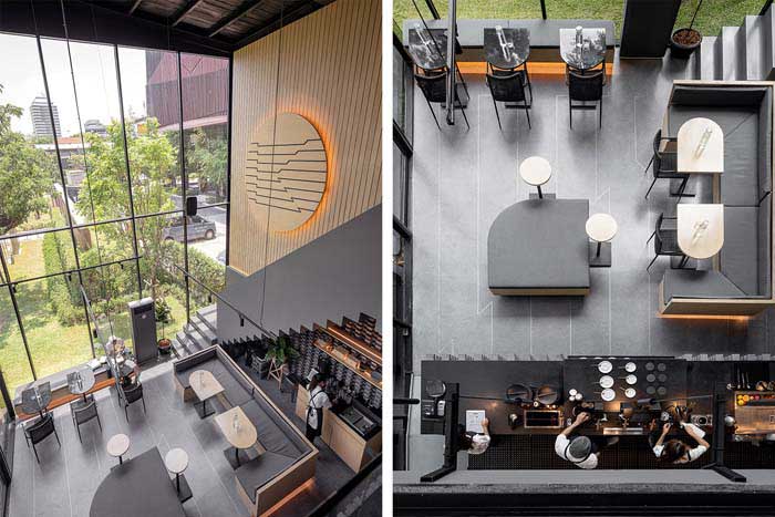 郑州100平米咖啡厅设计装修效果图