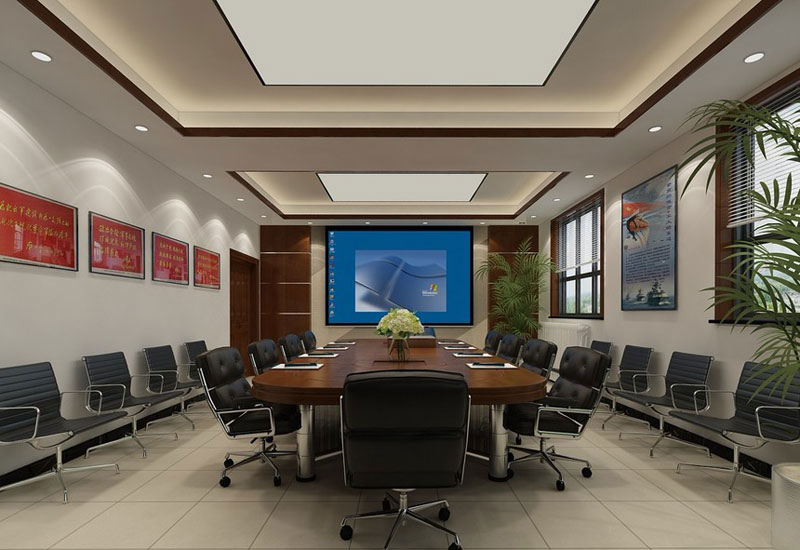 郑州会议室设计-会议室装修设计效果图