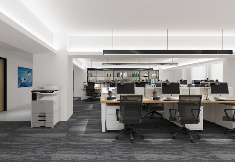 新中式办公室设计-新中式办公室装修效果图