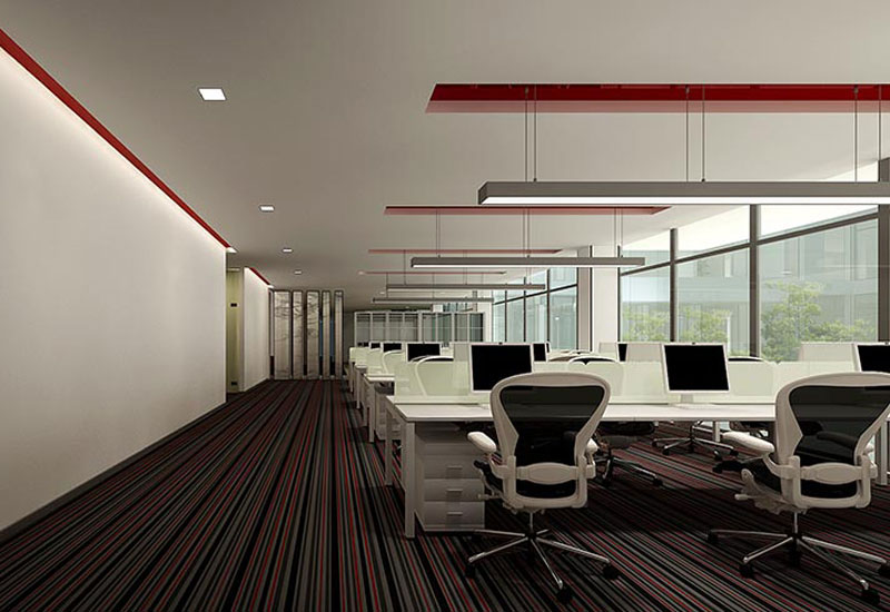 300平米办公室装修设计效果图