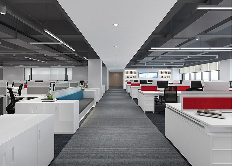 700平米科技公司办公室装修设计效果图