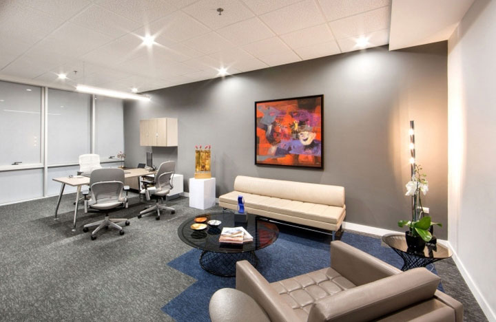 420平米办公室设计-办公室装修效果图