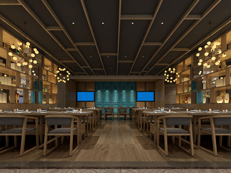 560平米中餐馆装修设计效果图