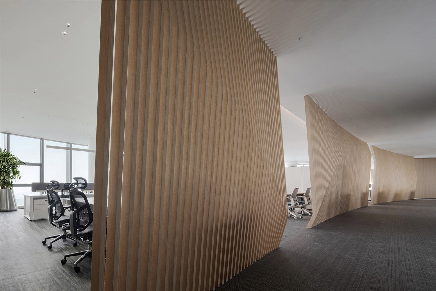 郑州600平米办公室设计装修效果图