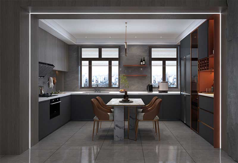 郑州家装设计：厨房动线混乱？3招优化