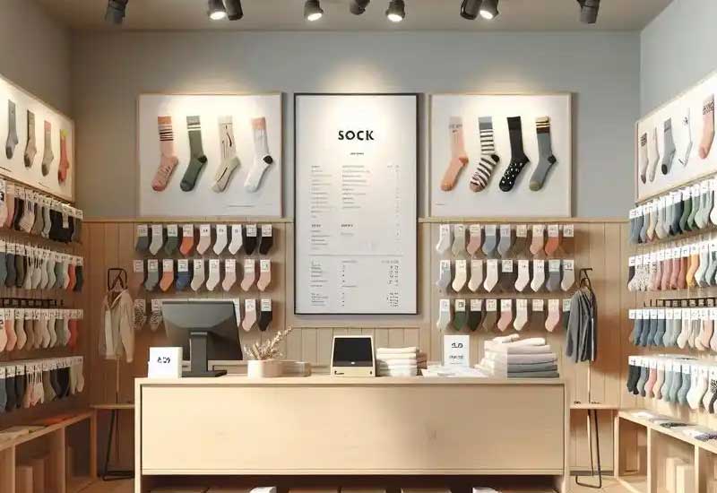 郑州袜子配饰店装修,收纳空间决定经营效率