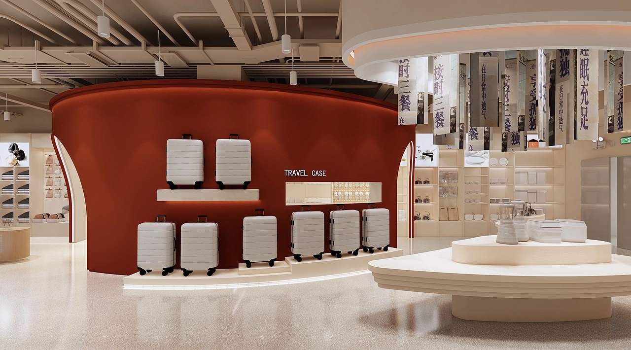 800平米郑州家纺店面装修设计效果图