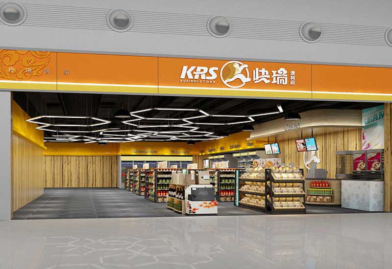 郑州100㎡便利店装修施工报价：常规布局及基础材料成本