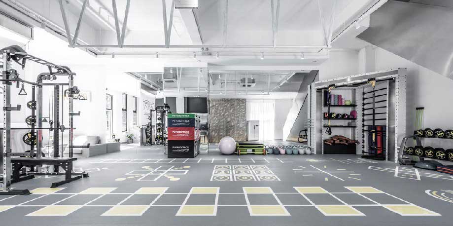350平米混搭健身房装修设计效果图