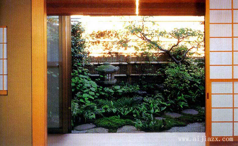 最具自然风格日式风格别墅景观装修效果图