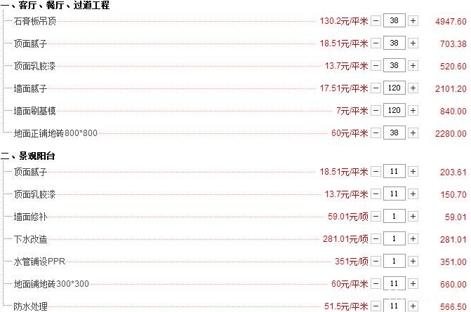 110平米简单要多少钱？110平全包装修预算清单（详细价格）