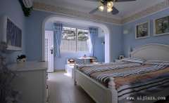 32平米温馨舒适的流行地中海风格单间公寓装修效