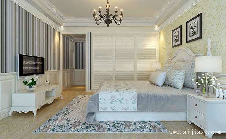   简单实用的地中海风格卧室装修效果图