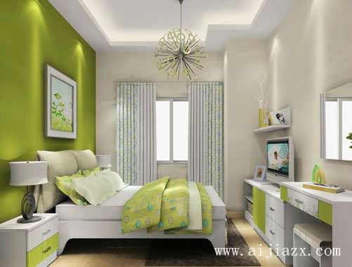 舒适的现代简约风格一居室卧室装修效果图