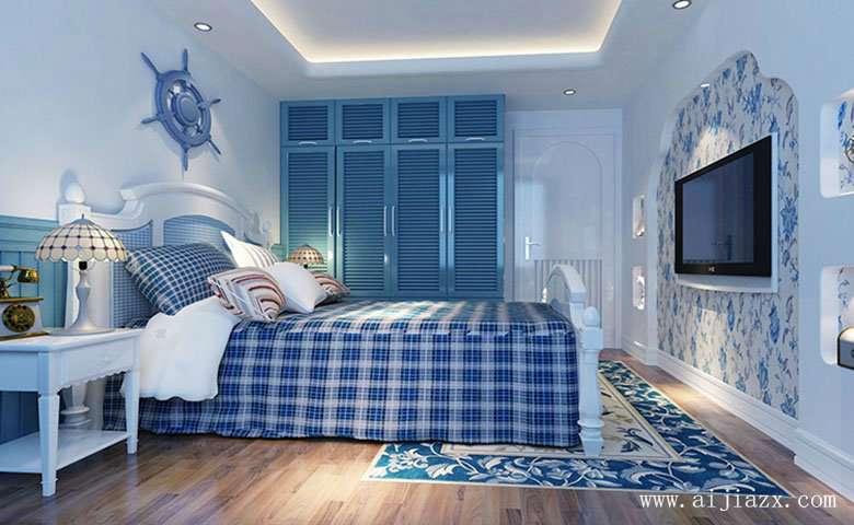 优雅格调的地中海风格卧室装修效果图