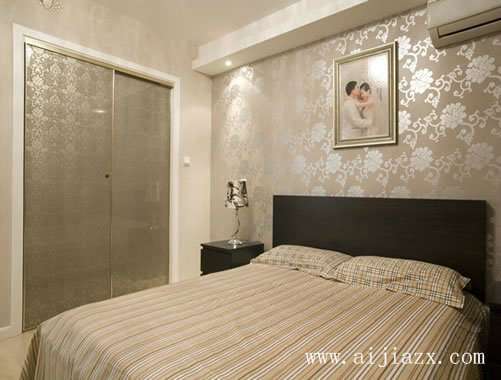 奢华时尚的现代简约风格一居室卧室装修效果图