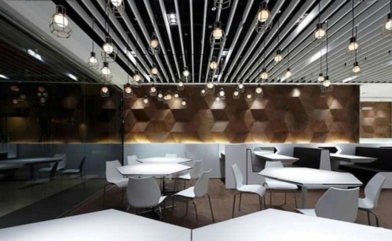 舒适轻松的茶餐厅大厅装修效果图