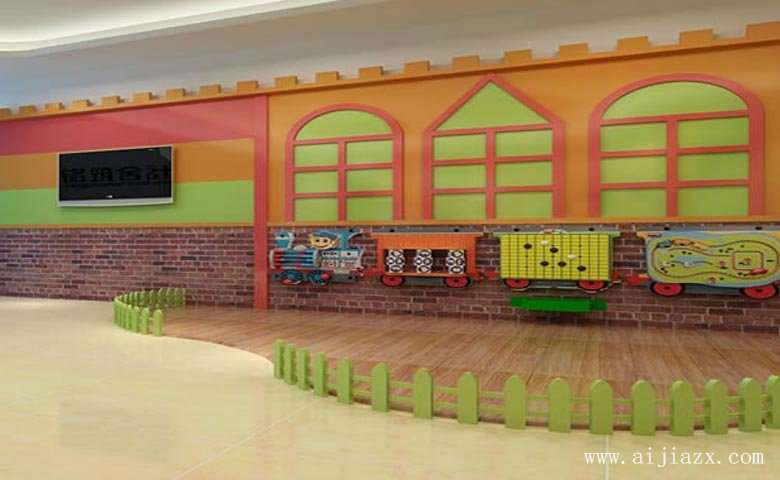 幽美舒适的幼儿园大厅装修效果图