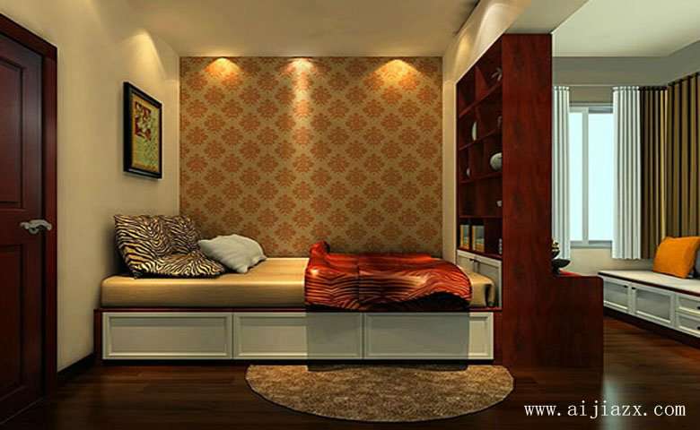 温馨舒适的新中式风格卧室装修效果图