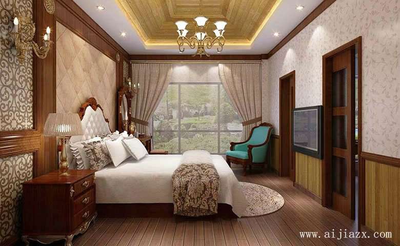 舒适宜人的地中海风格别墅卧室装修效果图