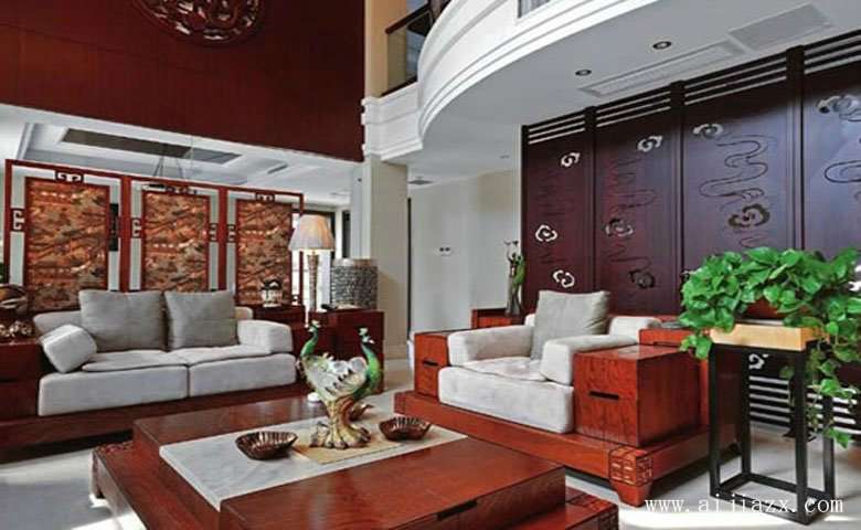 尊大气的新中式风格别墅客厅装修效果图贵