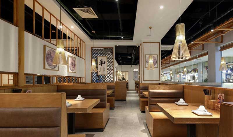 中式餐厅设计的家具配饰
